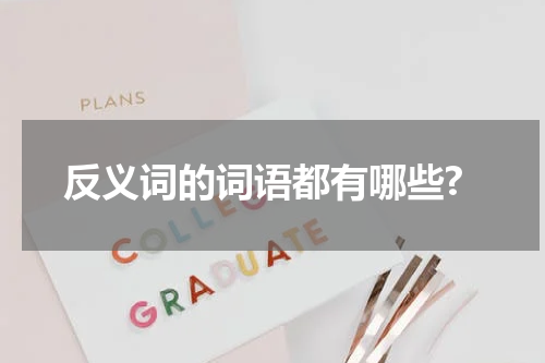反义词的词语都有哪些?