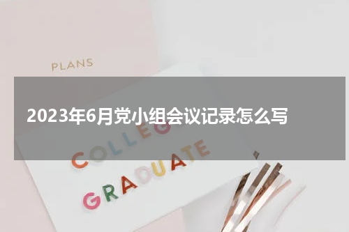 2023年6月党小组会议记录怎么写