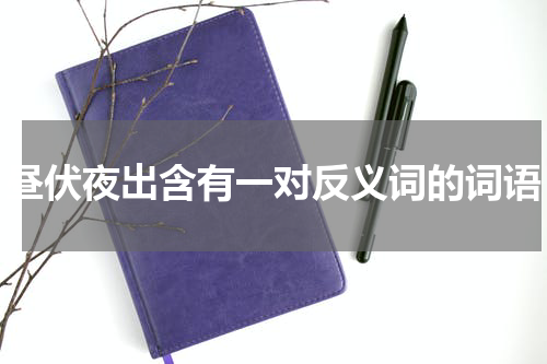 昼伏夜出含有一对反义词的词语