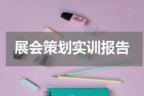 展会策划实训报告