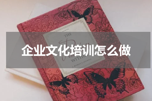 企业文化培训怎么做
