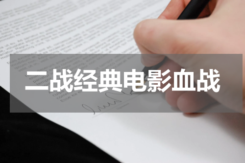 二战经典电影血战