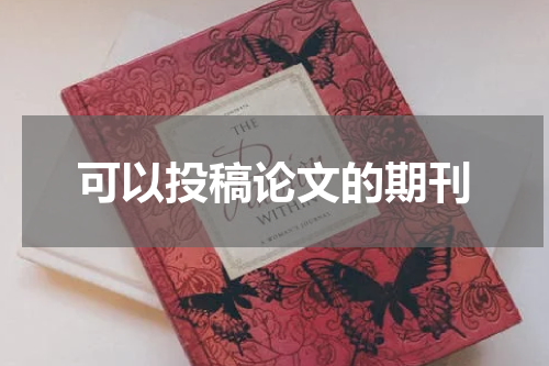 可以投稿论文的期刊