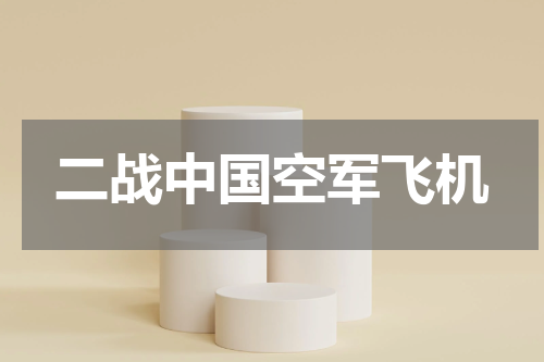 二战中国空军飞机