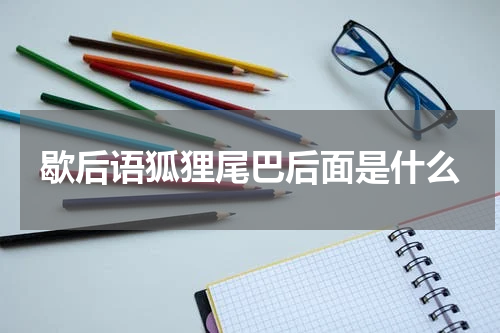 歇后语狐狸尾巴后面是什么