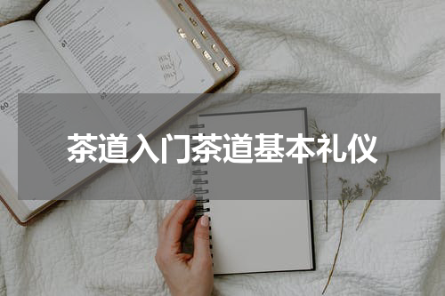 茶道入门茶道基本礼仪
