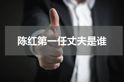 陈红第一任丈夫是谁