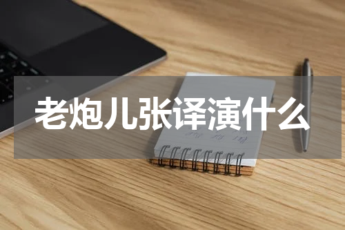 老炮儿张译演什么