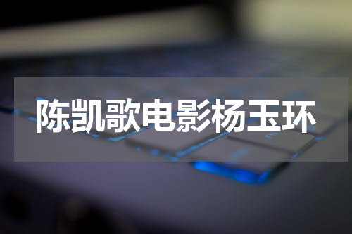 陈凯歌电影杨玉环
