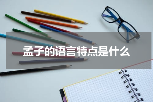 孟子的语言特点是什么