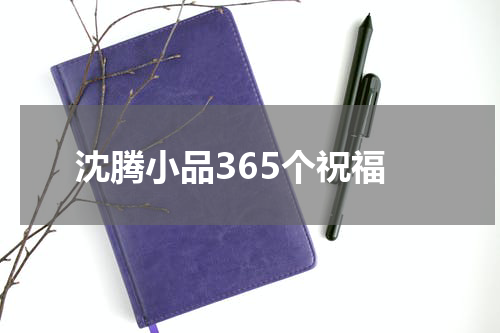 沈腾小品365个祝福