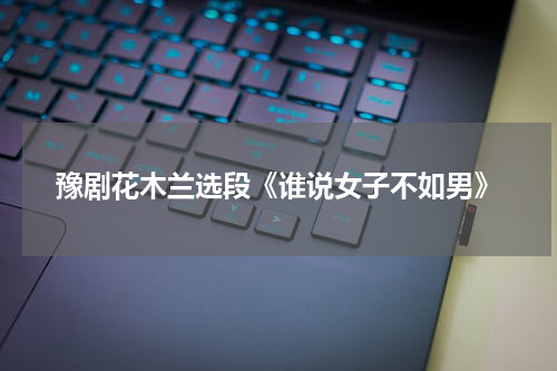 豫剧花木兰选段《谁说女子不如男》