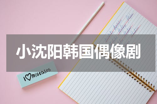 小沈阳韩国偶像剧