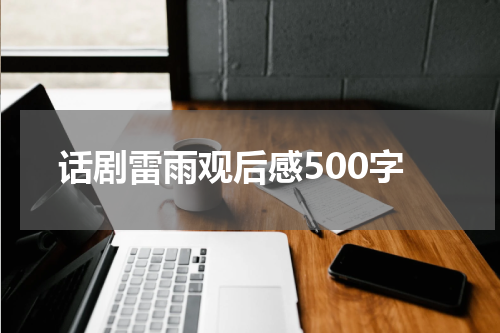 话剧雷雨观后感500字