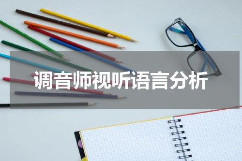 调音师视听语言分析