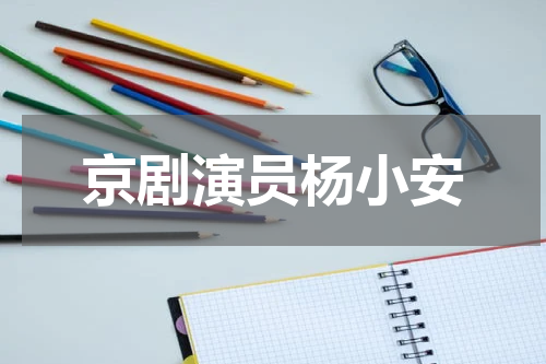 京剧演员杨小安