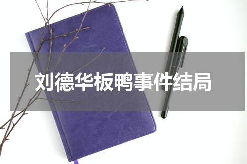 刘德华板鸭事件结局