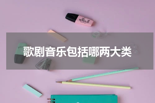 歌剧音乐包括哪两大类