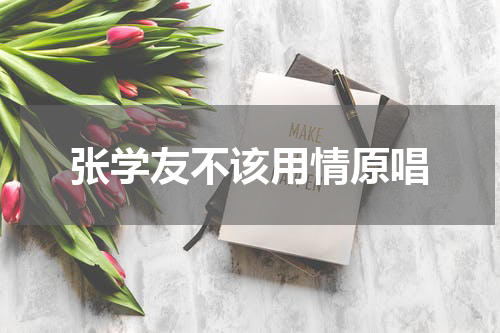张学友不该用情原唱