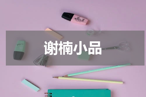谢楠小品