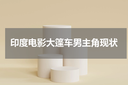 印度电影大篷车男主角现状