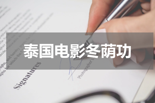 泰国电影冬荫功