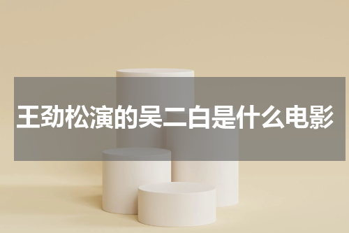 王劲松演的吴二白是什么电影
