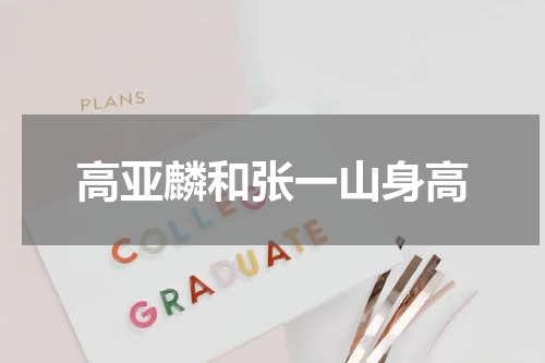 高亚麟和张一山身高