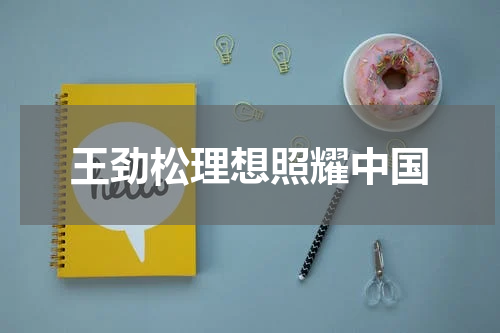 王劲松理想照耀中国