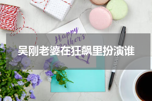 吴刚老婆在狂飙里扮演谁