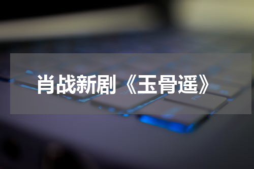 肖战新剧《玉骨遥》