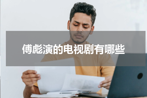 傅彪演的电视剧有哪些