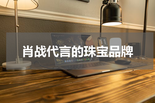 肖战代言的珠宝品牌