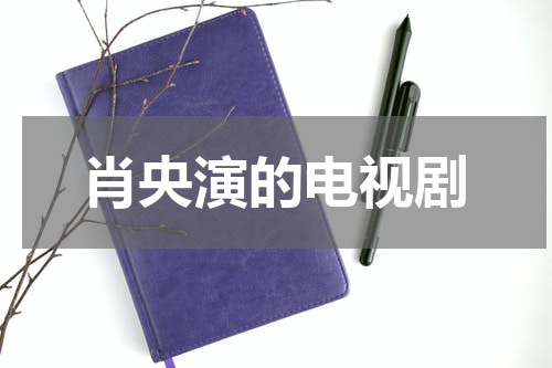 肖央演的电视剧