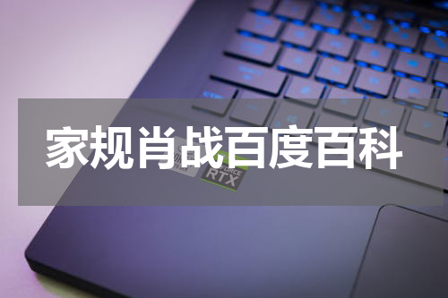 家规肖战百度百科