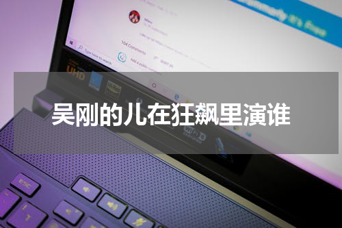 吴刚的儿在狂飙里演谁