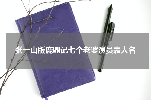 张一山版鹿鼎记七个老婆演员表人名