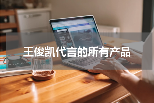 王俊凯代言的所有产品