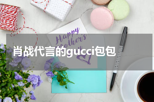 肖战代言的gucci包包