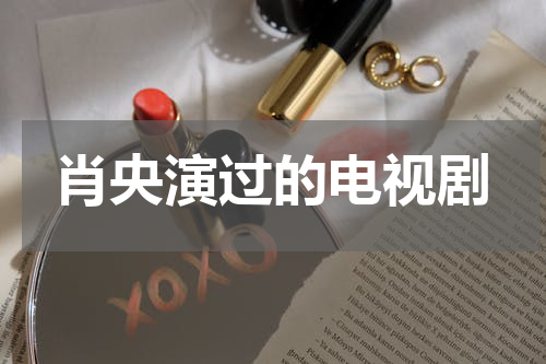 肖央演过的电视剧