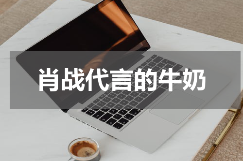 肖战代言的牛奶