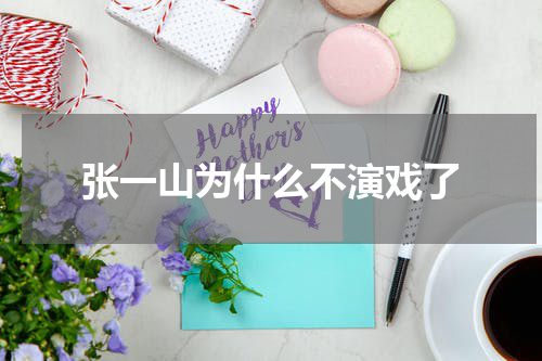 张一山为什么不演戏了