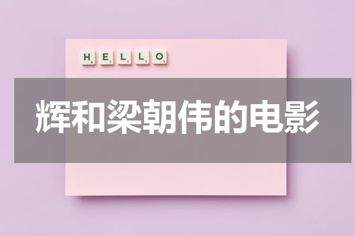 辉和梁朝伟的电影