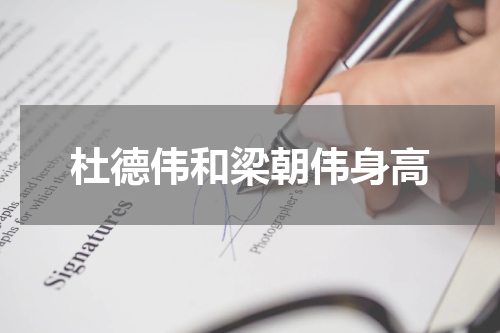 杜德伟和梁朝伟身高