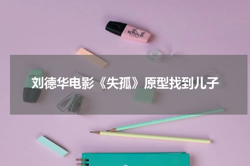 刘德华电影《失孤》原型找到儿子