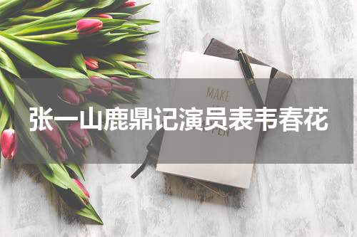 张一山鹿鼎记演员表韦春花