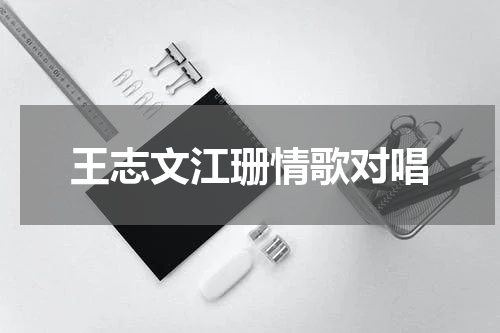 王志文江珊情歌对唱