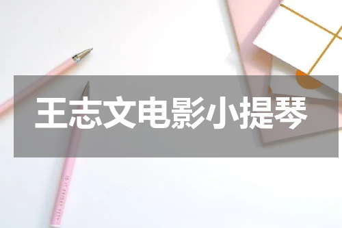 王志文电影小提琴