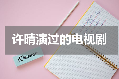 许晴演过的电视剧