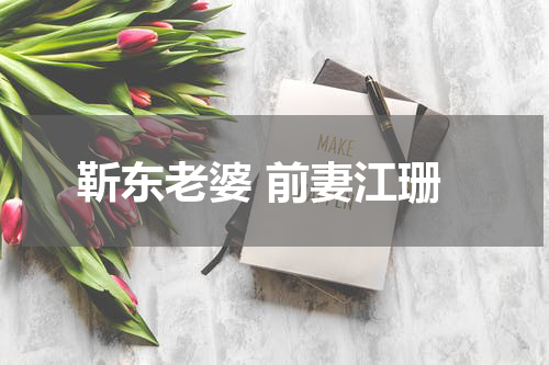 靳东老婆 前妻江珊